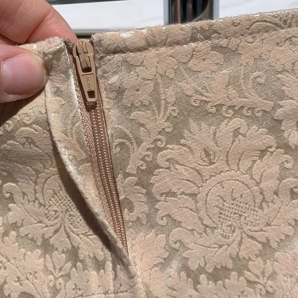 ❌SOLD❌ XOXO vintage metallic shimmer pants - Picture 7 of 12